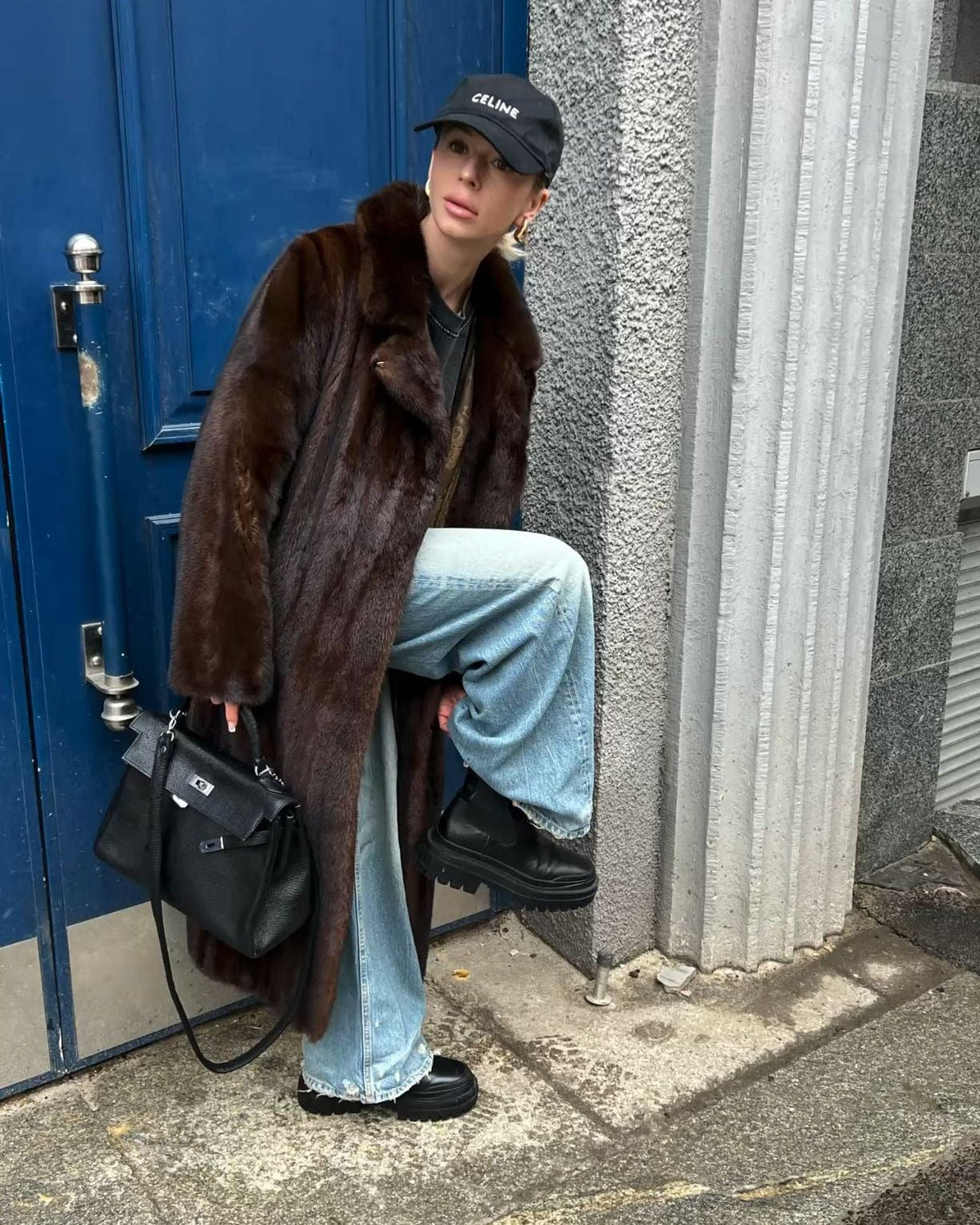 Women's Lucie Faux Fur Maxi Coat