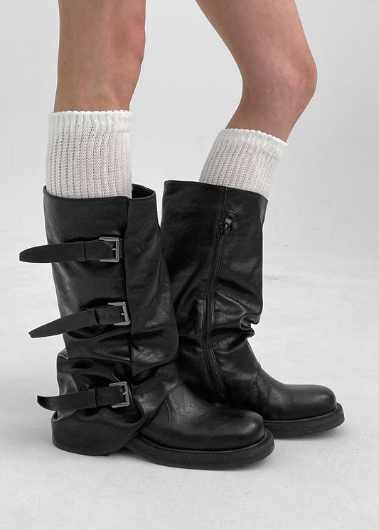 Women's Shuraki Buckle Warmer Leather Mid Boots