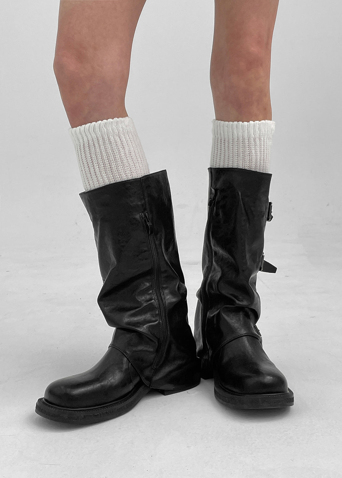 Women's Shuraki Buckle Warmer Leather Mid Boots