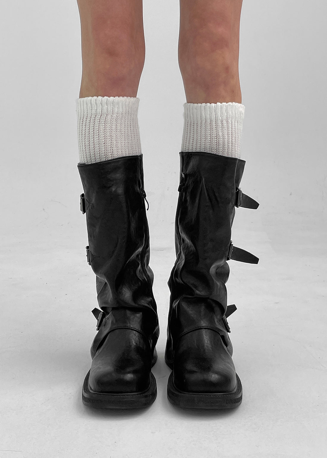 Women's Shuraki Buckle Warmer Leather Mid Boots