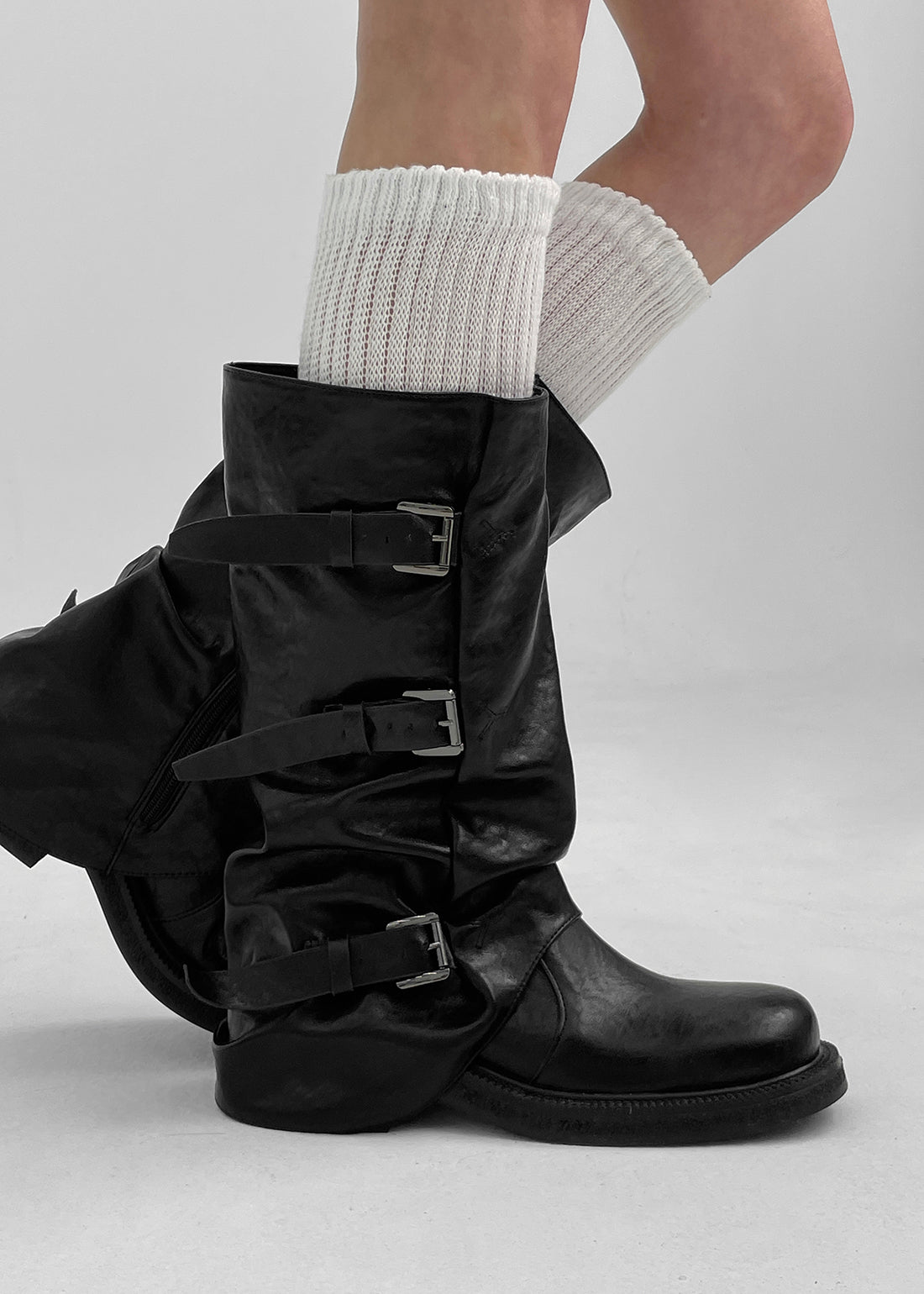 Women's Shuraki Buckle Warmer Leather Mid Boots