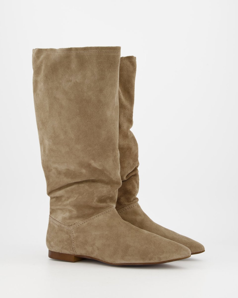 Women's Sumtachi Suede Boots Taupe