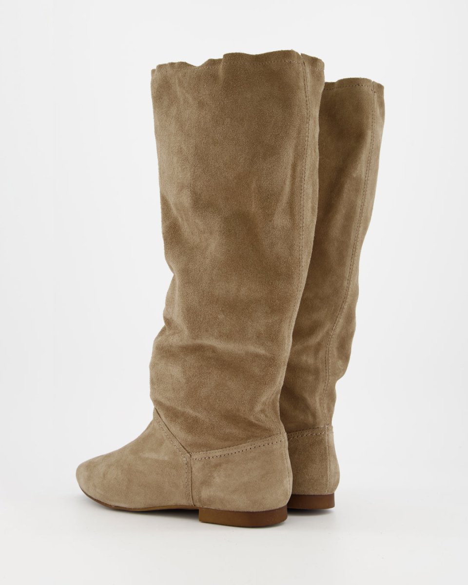 Women's Sumtachi Suede Boots Taupe
