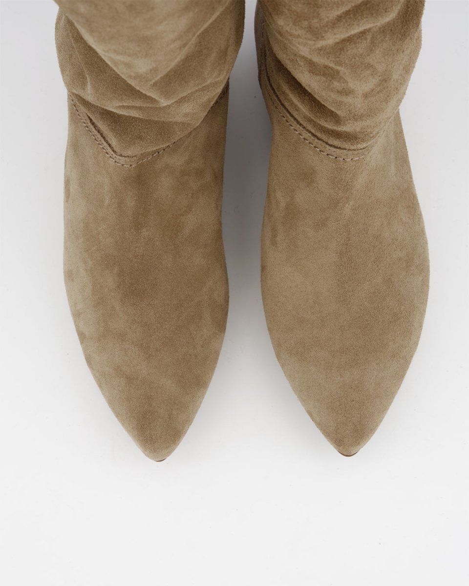 Women's Sumtachi Suede Boots Taupe