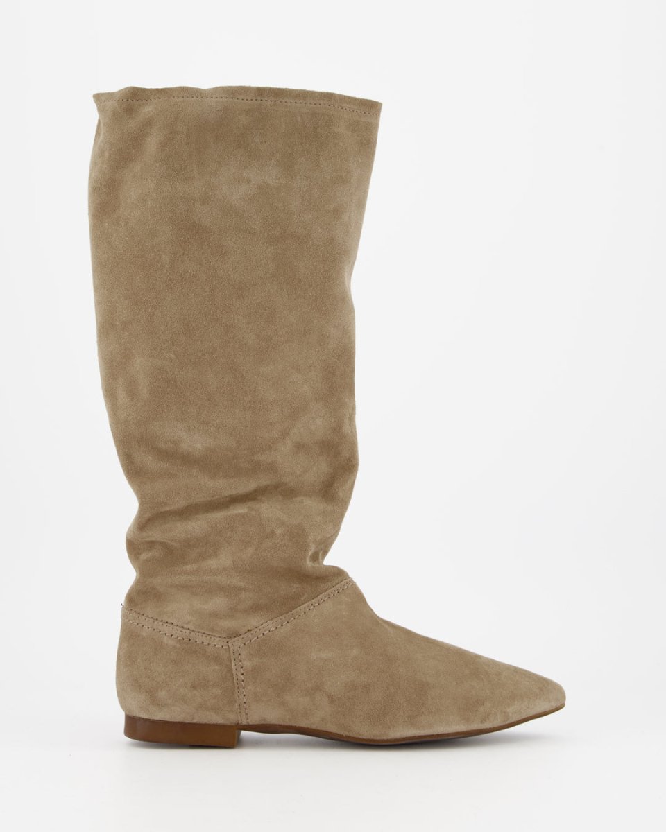 Women's Sumtachi Suede Boots Taupe
