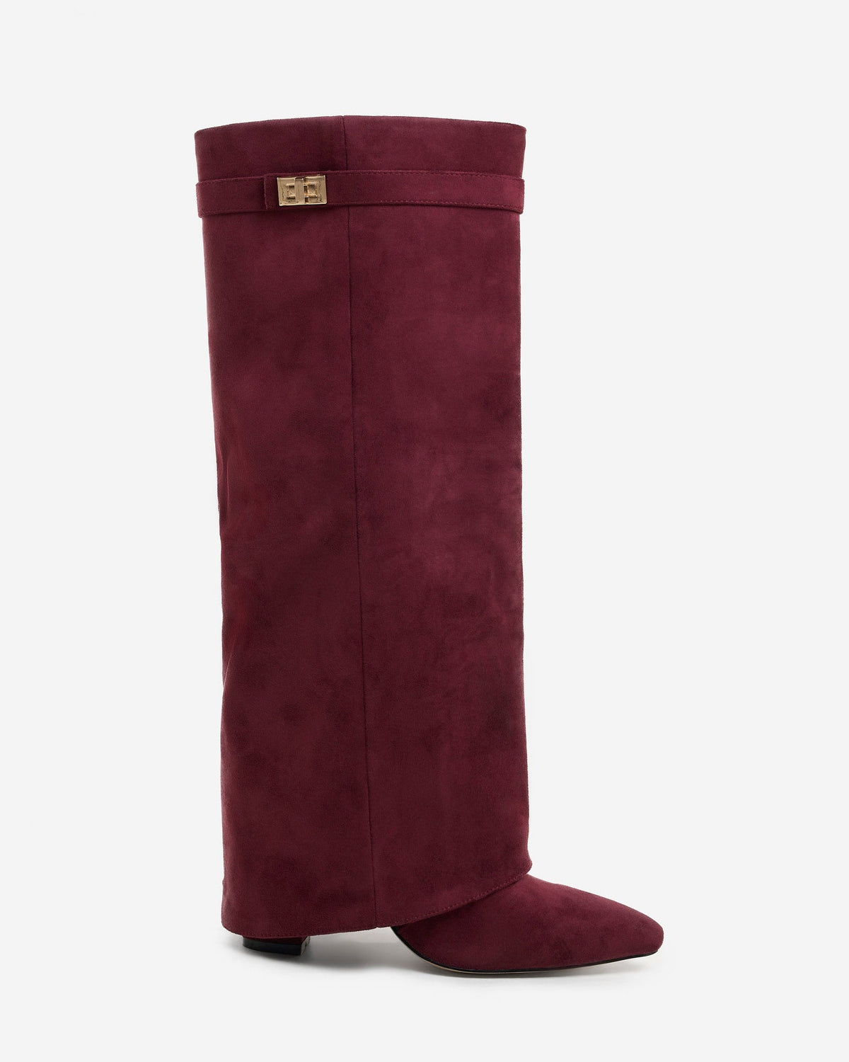 Women's Lavista Suede Knee High Boots Burgundy
