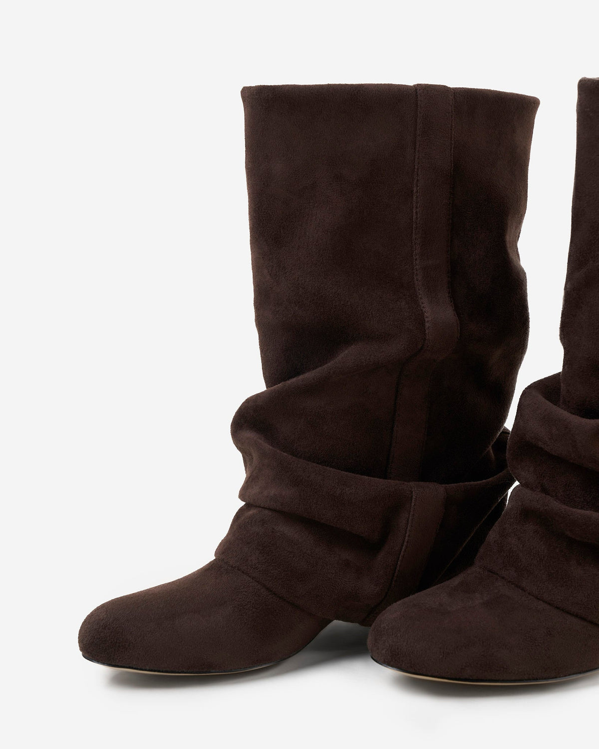 Women's Emilia Slouchy Suede Boots Dark Chocolate