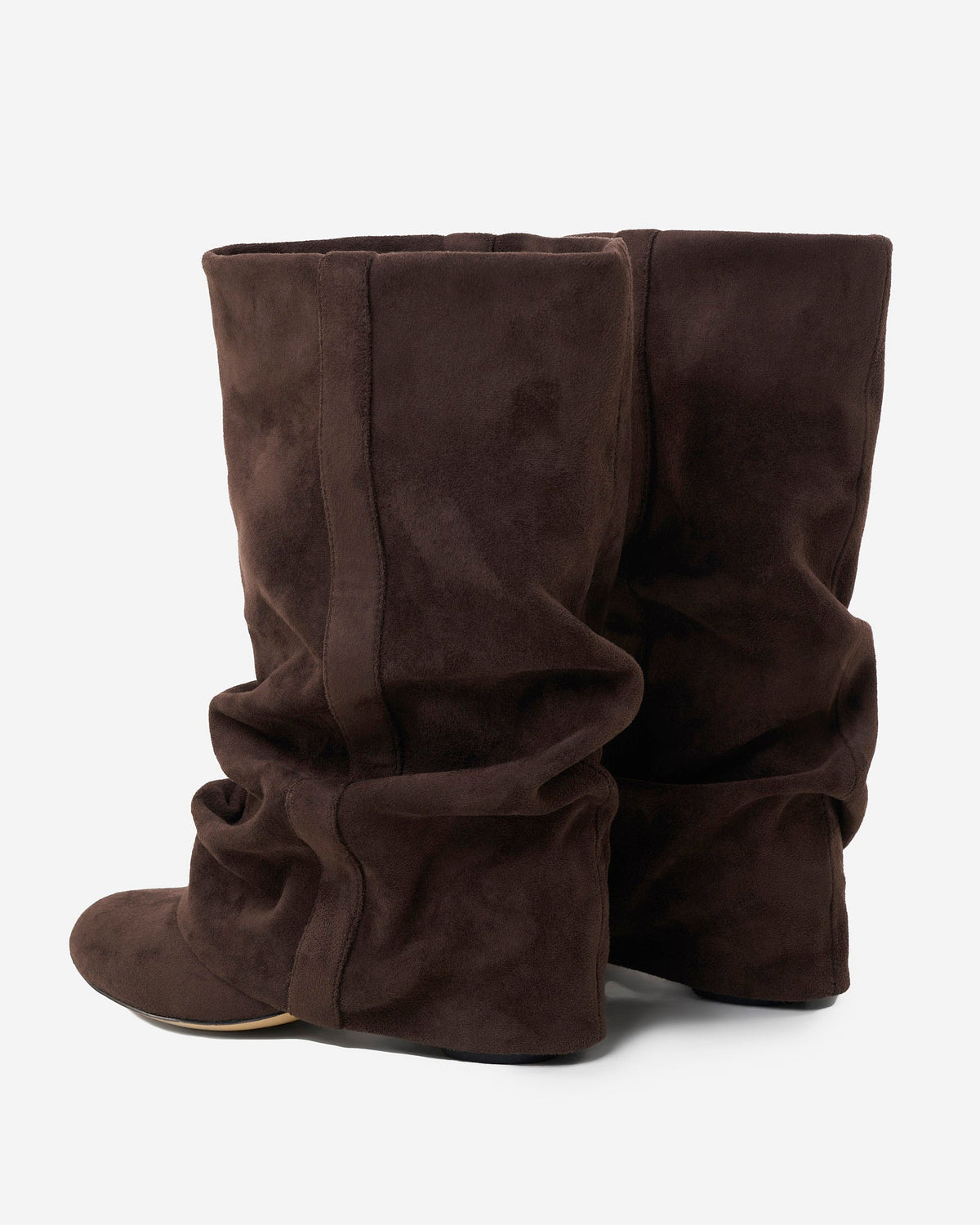 Women's Emilia Slouchy Suede Boots Dark Chocolate