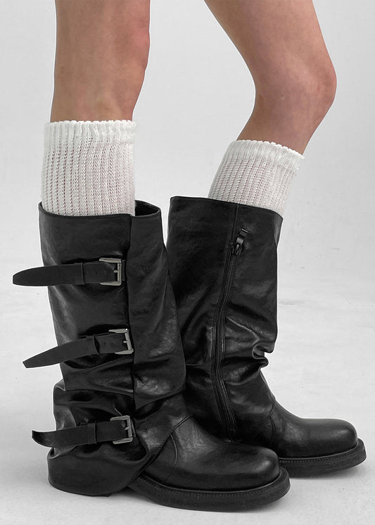 Women's Shuraki Buckle Warmer Leather Mid Boots