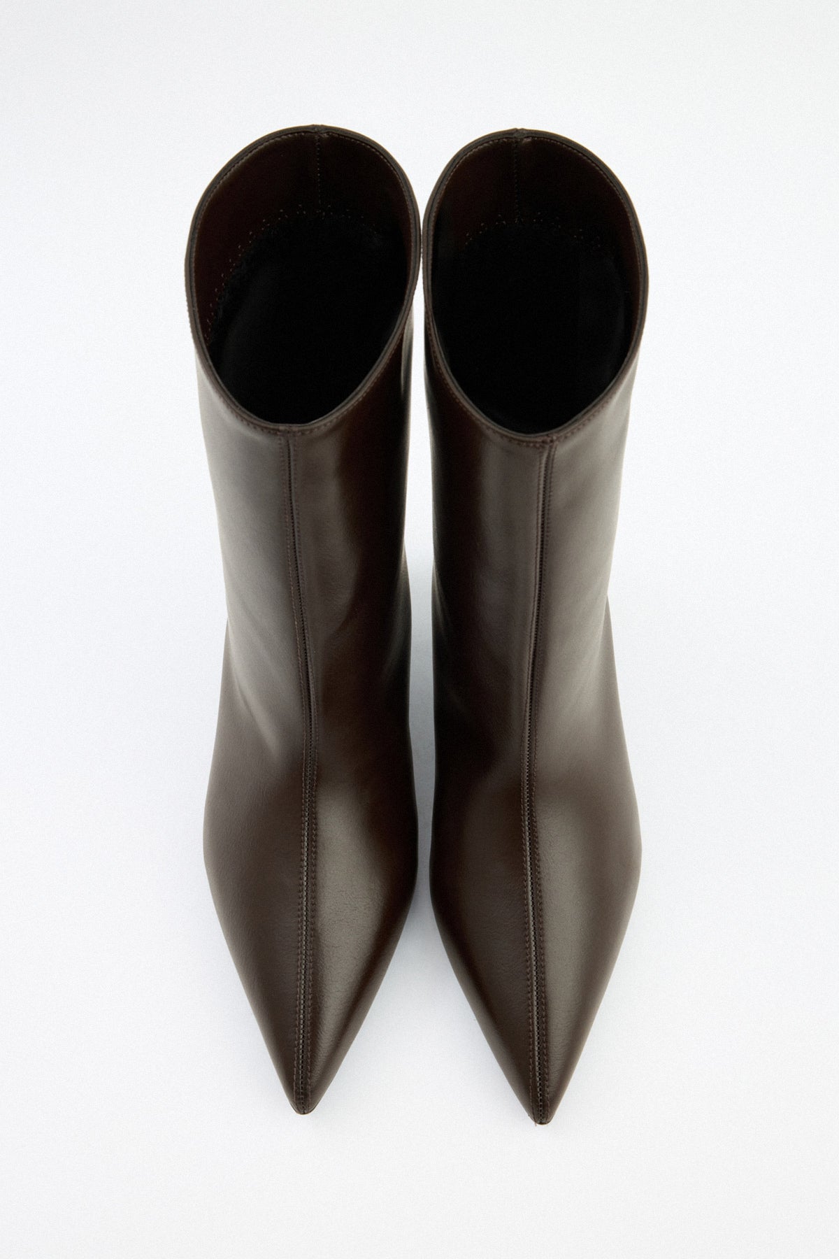 Women's Aria Leather Ankle Boots Dark Brown