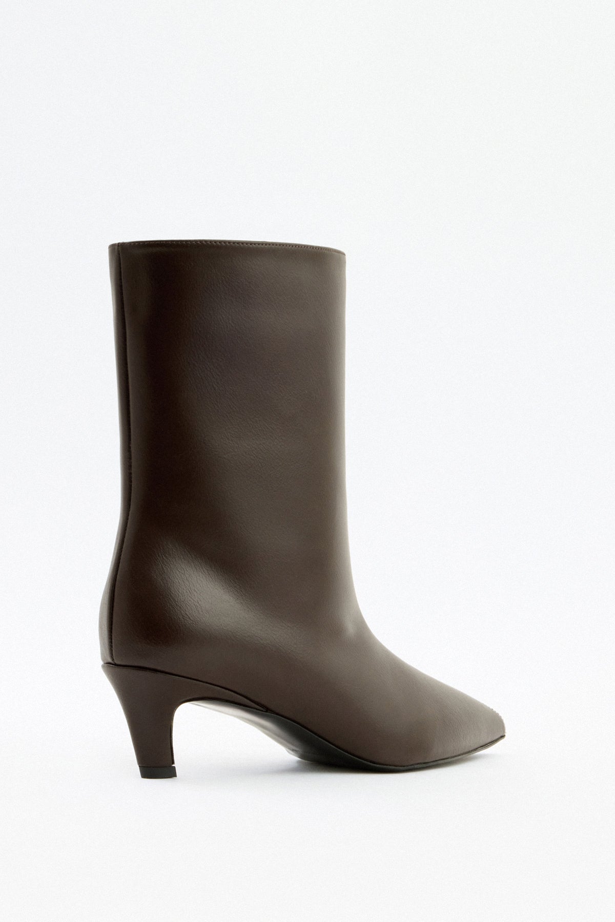 Women's Aria Leather Ankle Boots Dark Brown