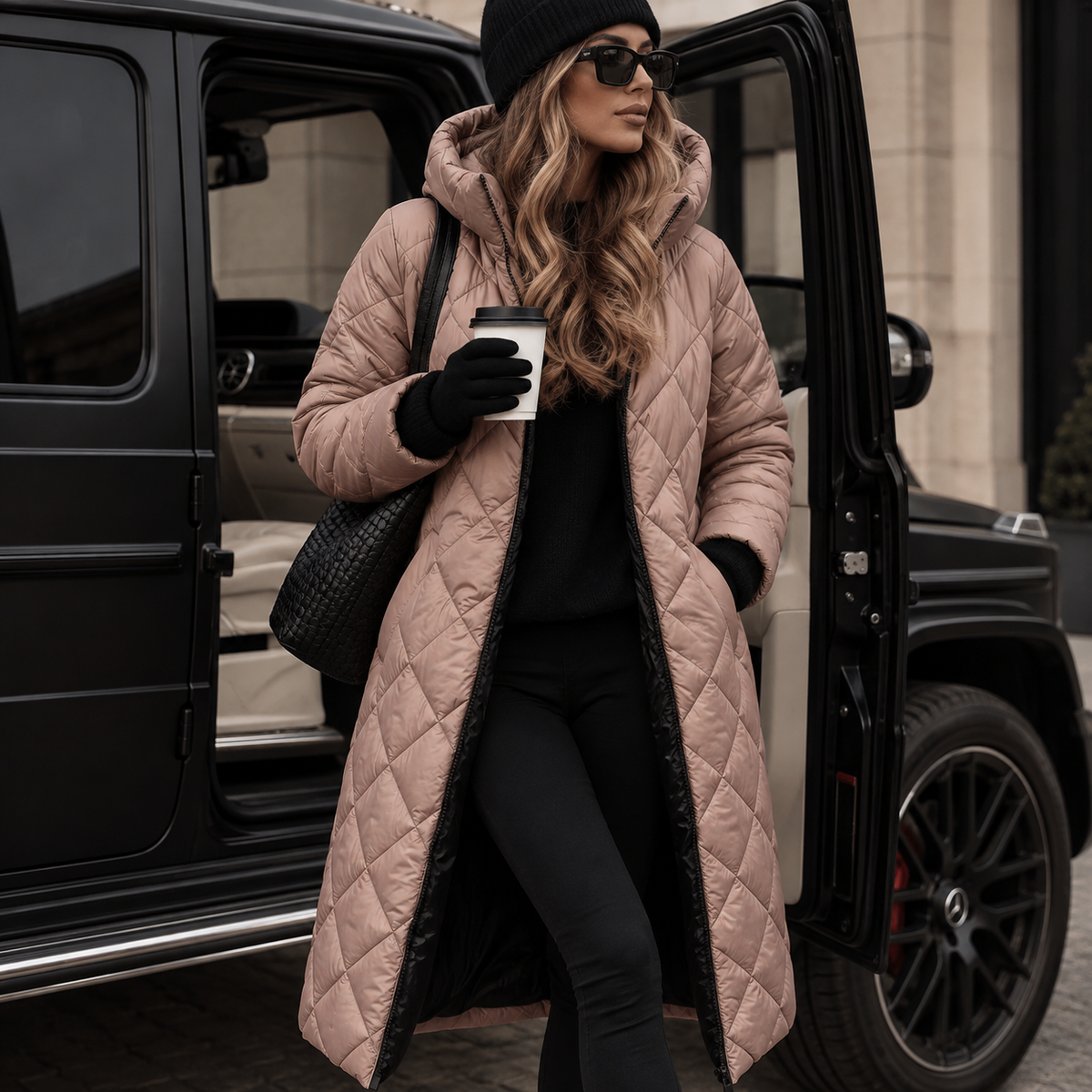 Women's Aurélie Quilted Long Coat