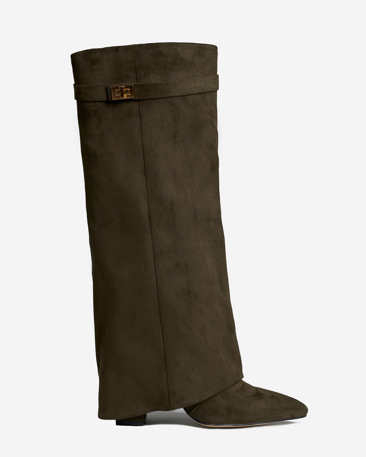 Women's Lavista Suede Knee High Boots Olive Green