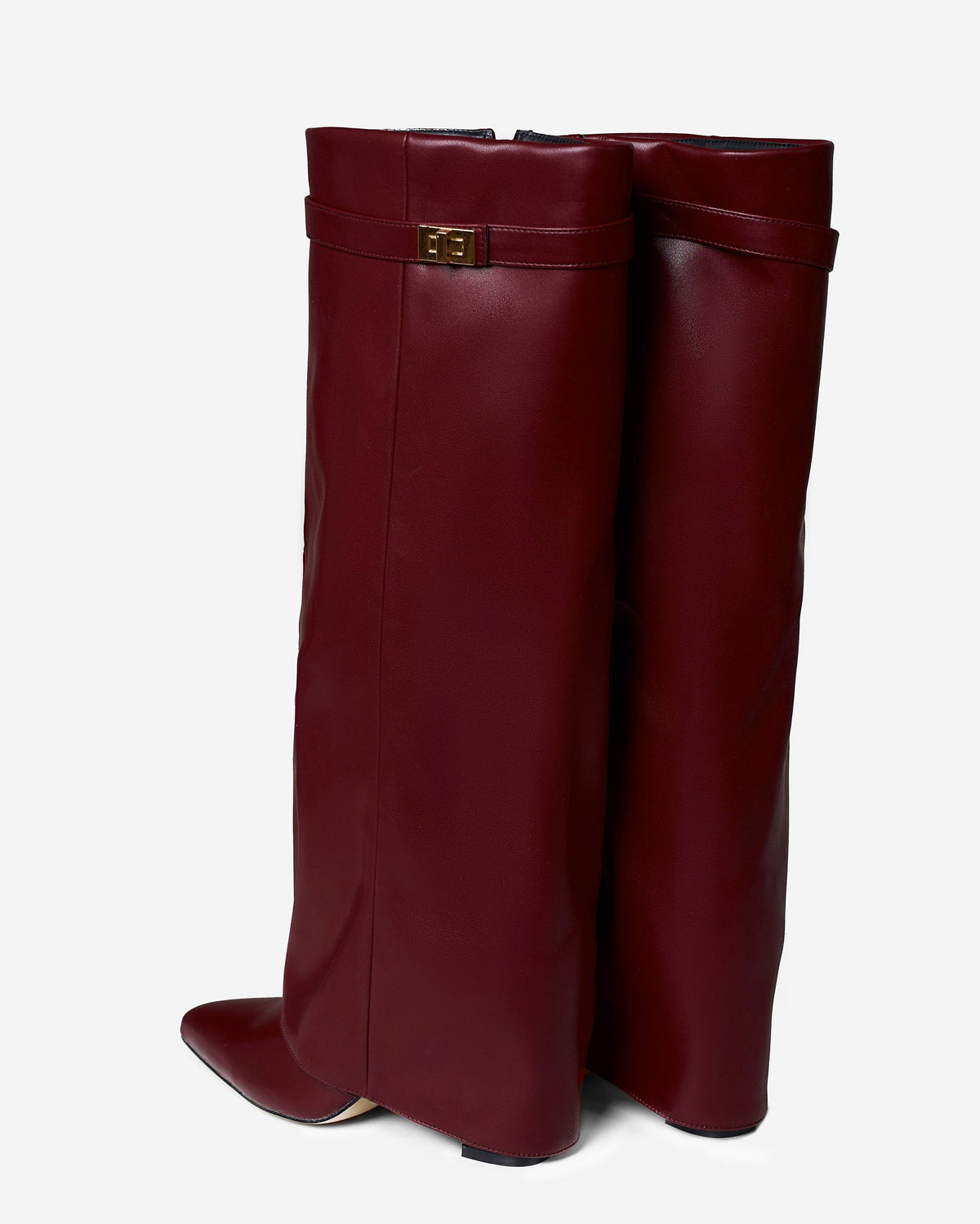 Women's Lavista Leather Knee High Boots Burgundy