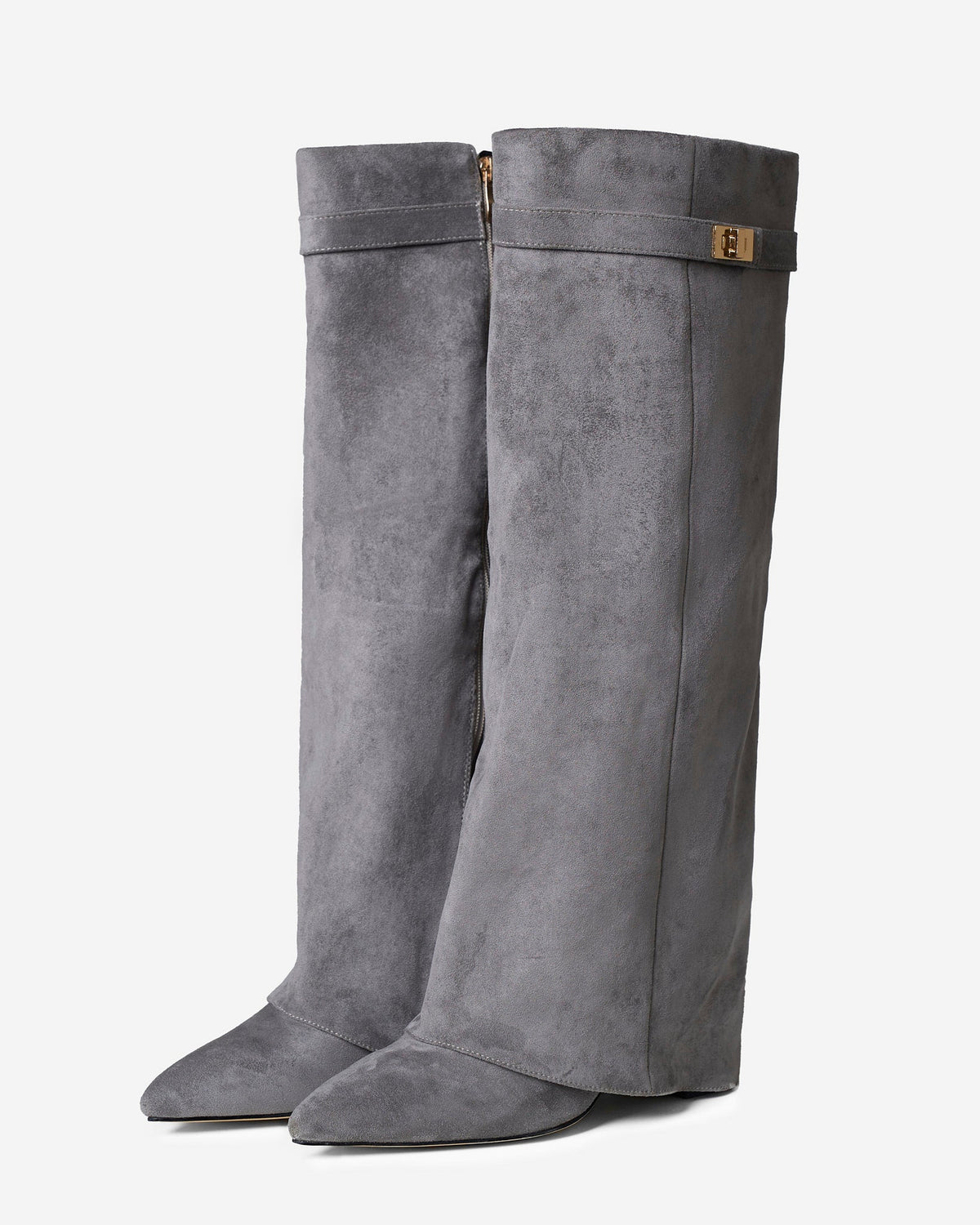 Women's Lavista Suede Knee High Boots Grey