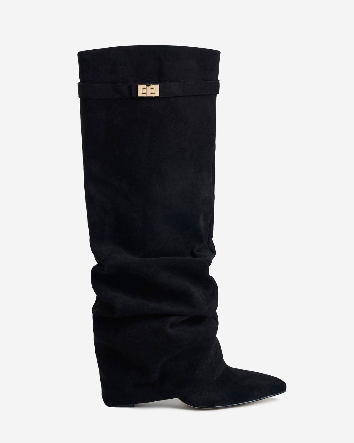 Women's Lavista Slouchy Suede Knee High Boots Black