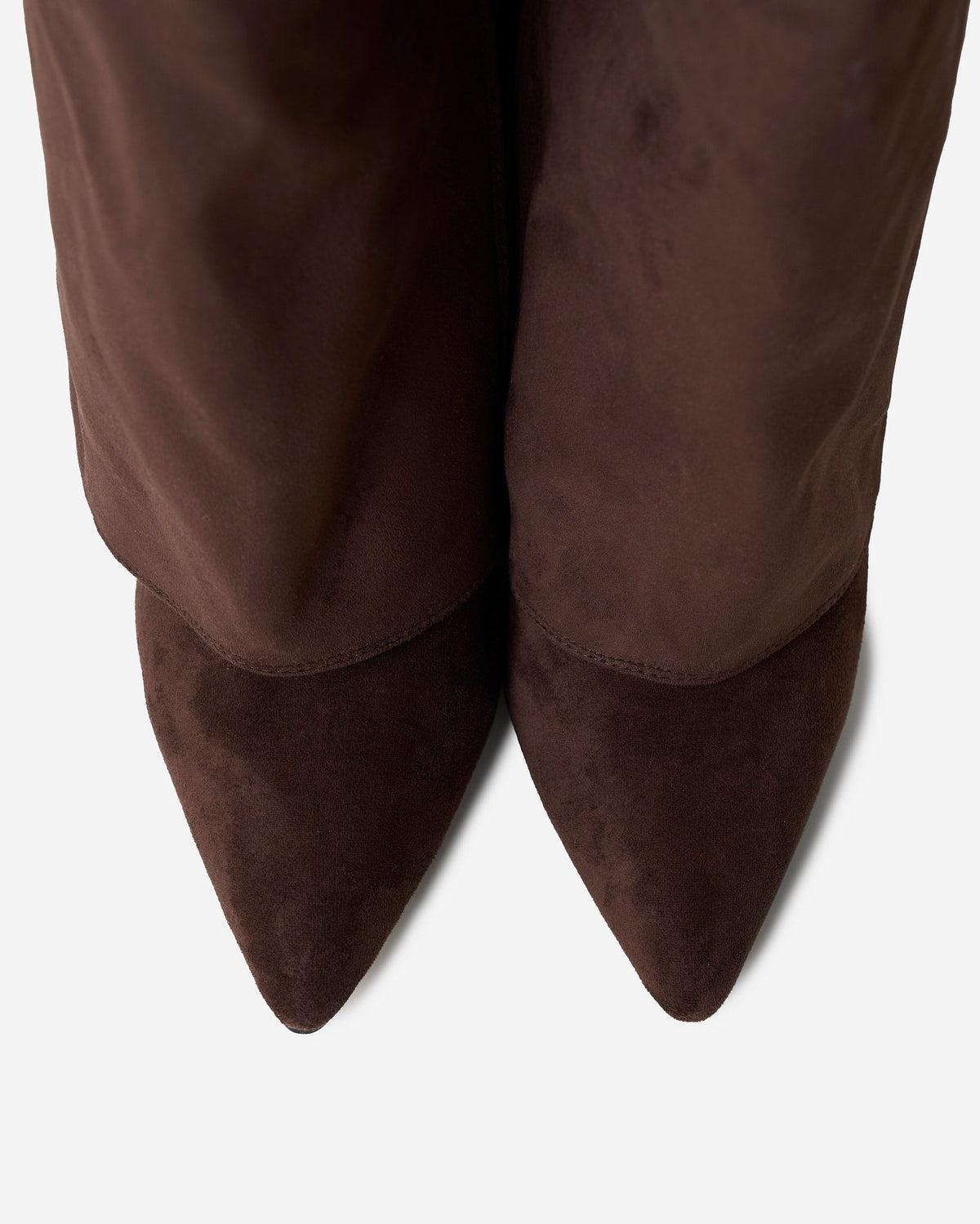 Lavista Suede Knee High Boots Dark Brown