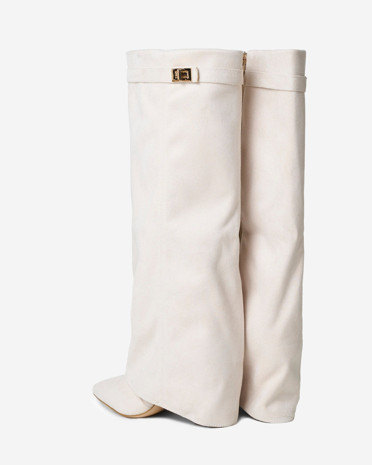 Women's Lavista Suede Knee High Boots Creamy