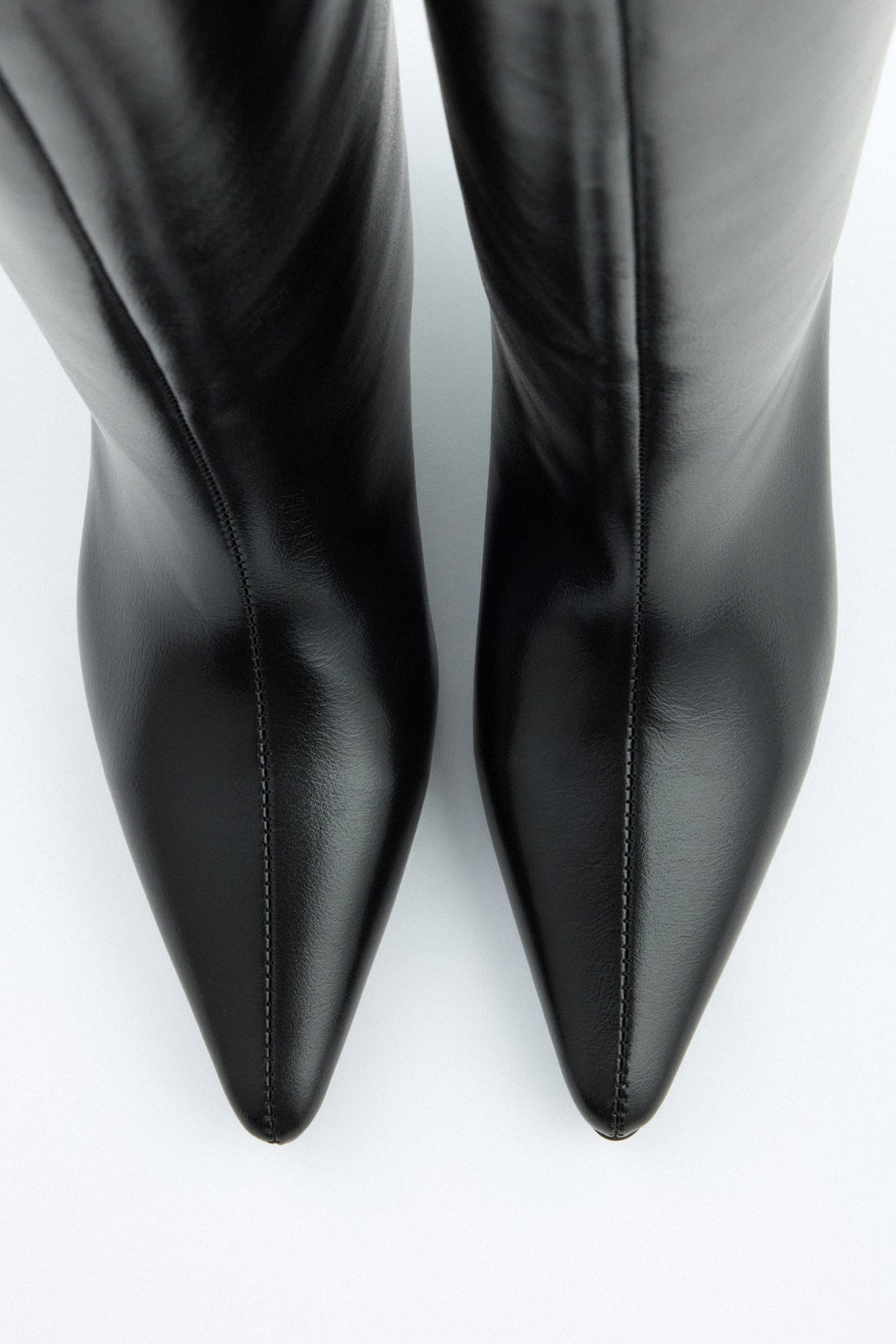 Women's Mona Leather Knee High Boots Black