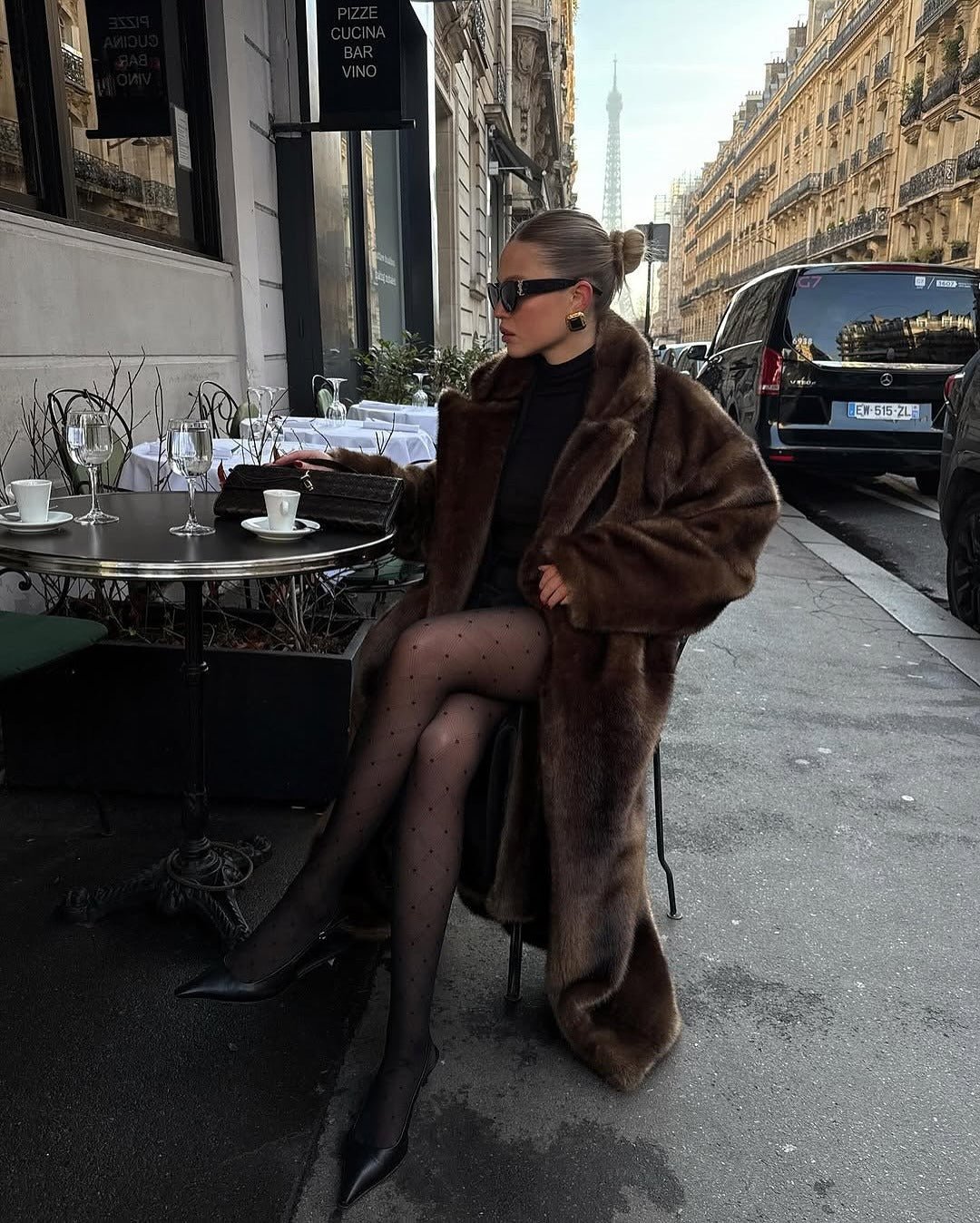 Women's Lucie Faux Fur Maxi Coat