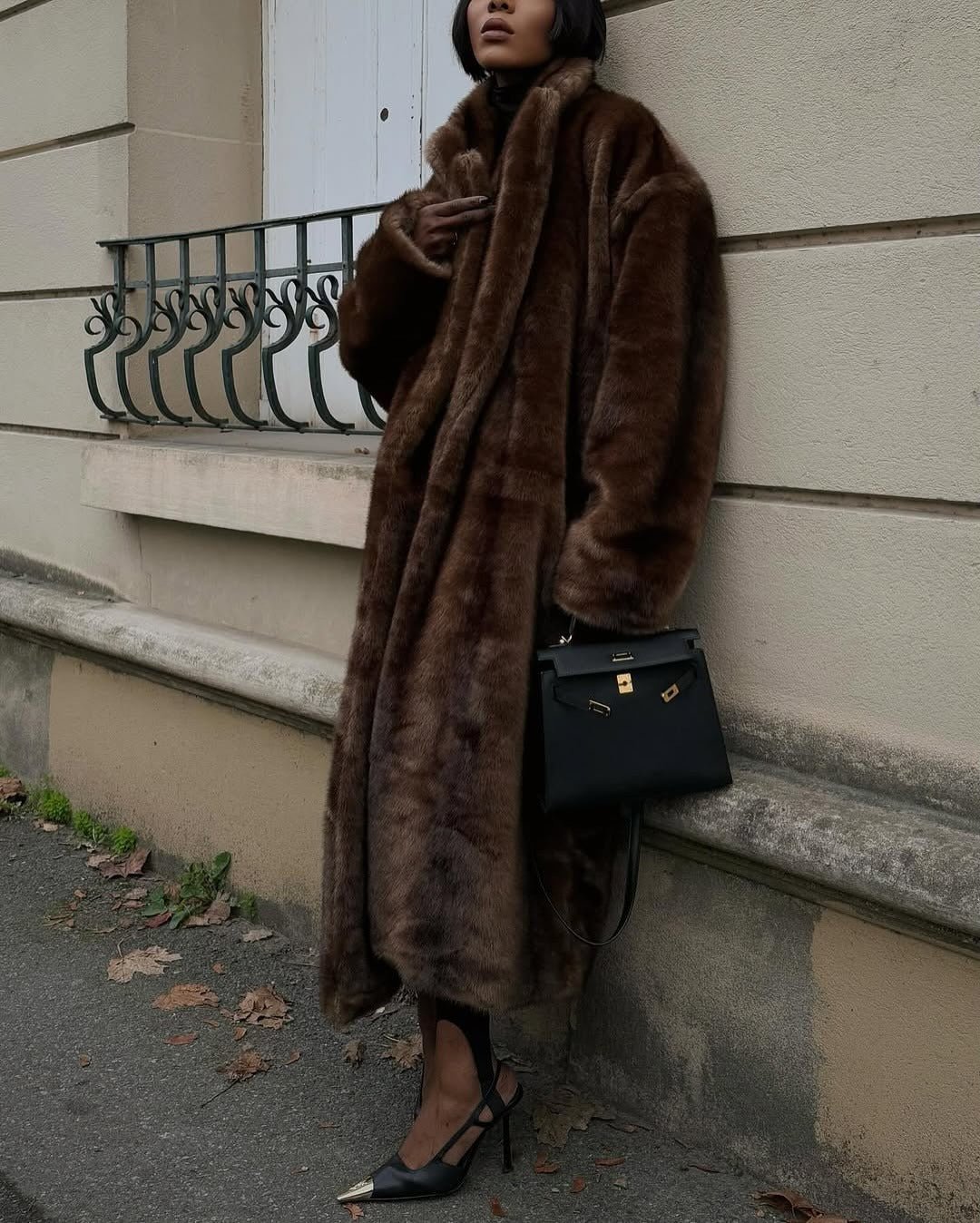 Women's Lucie Faux Fur Maxi Coat