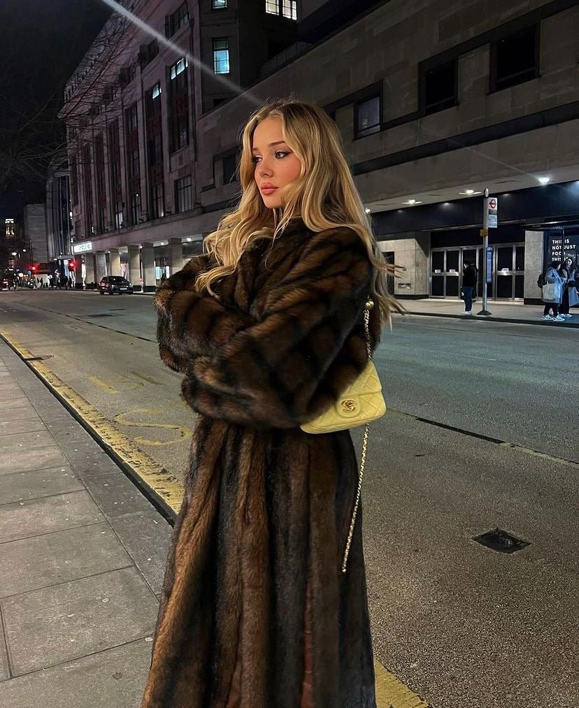Women's Lucie Faux Fur Maxi Coat
