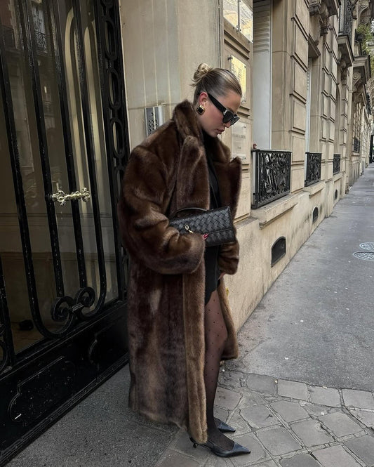 Women's Lucie Faux Fur Maxi Coat
