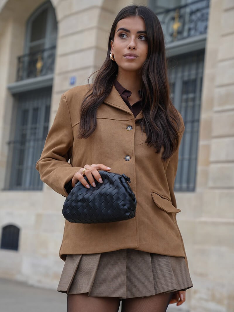 Women's Matilda Faux Suede Cropped Jacket