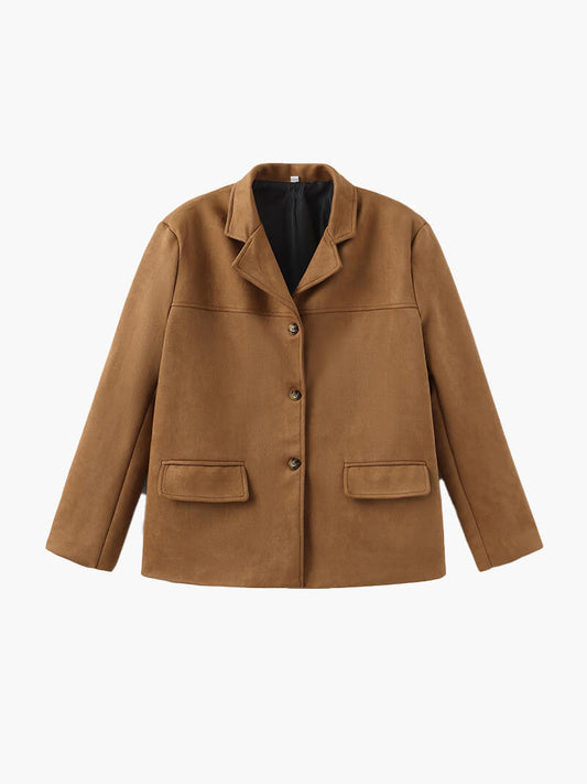 Women's Matilda Faux Suede Cropped Jacket